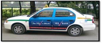 Car Wrap Advertising , Cab Back Seat Advertising in Ludhiana